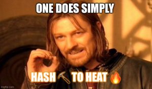 Simply Hash to Heat